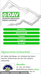 Mobile Screenshot of dav-leitzachtal.de